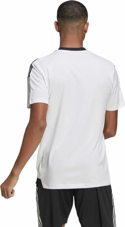 Fanellë stërvitore për meshkuj adidas Tiro 21, e bardhë