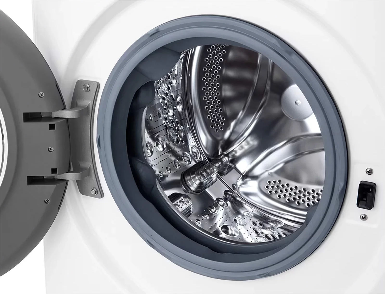 Lavatrice-tharesë, LG F4DR509SBW, 9/6 kg, 1400 rpm, larje me avull, e bardhë
