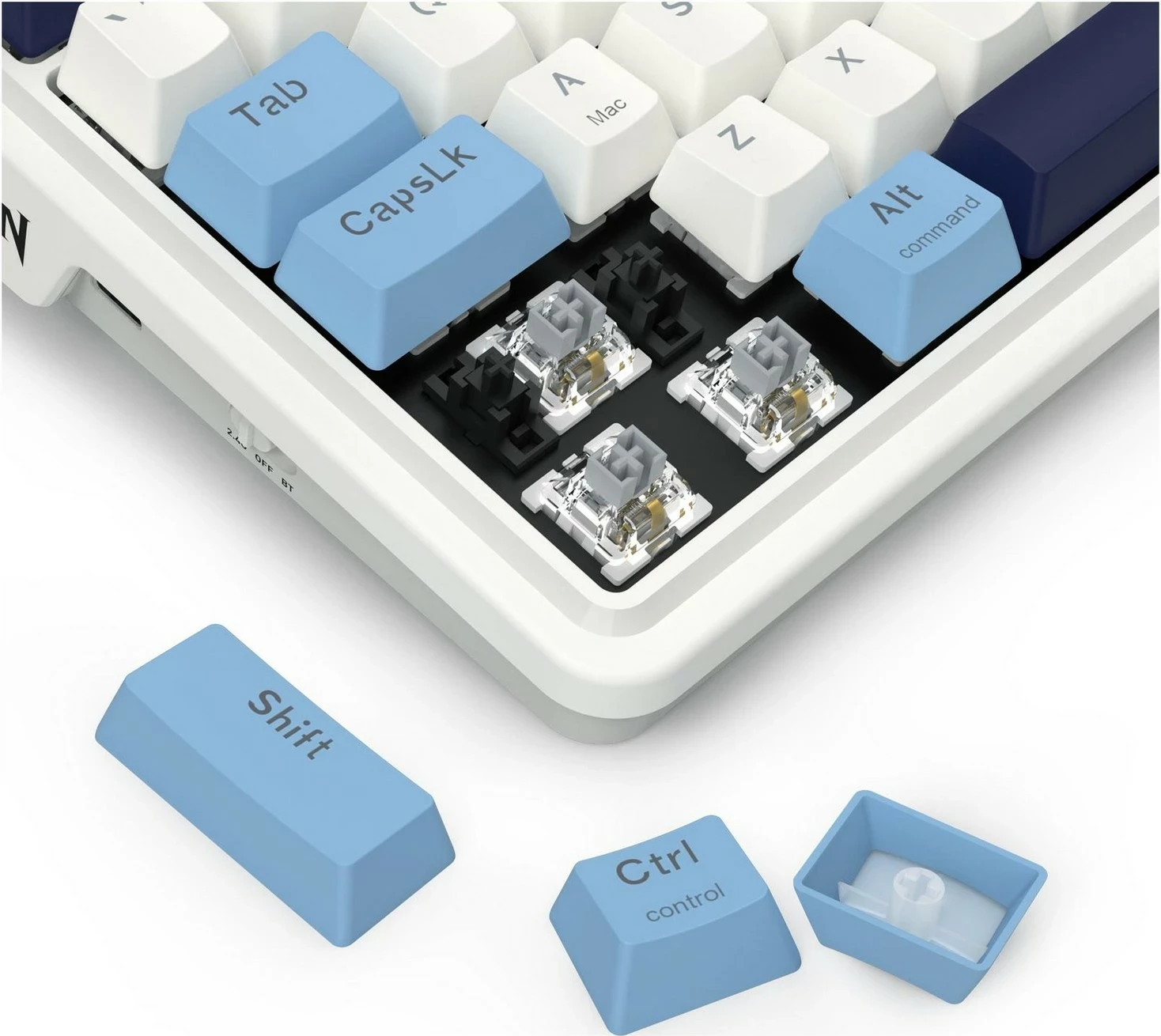 Tastierë Redragon K728WBB-RGB-PRO Antonium PRO, RGB, mekanike, e bardhë