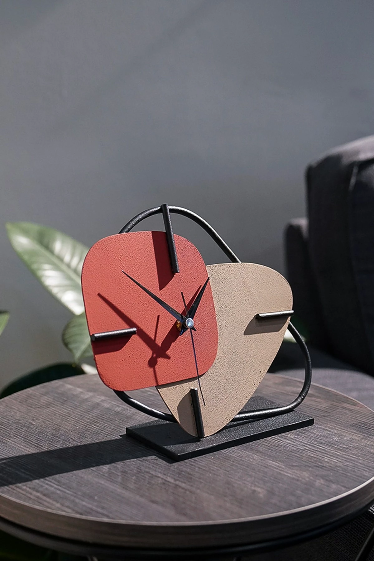 Orë dekorative Aberto Design, MYK2116-3, ngjyrë e kuqe tjegulle dhe kafe