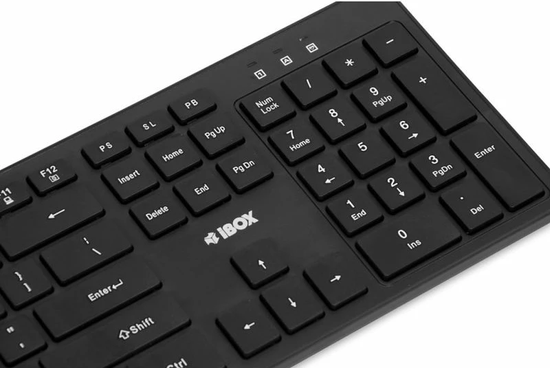 Tastierë + mi pa tela iBox Workstation Pro Kit, e zezë