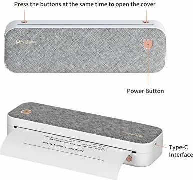 Printer termal A4 PeriPage A40, i bardhë