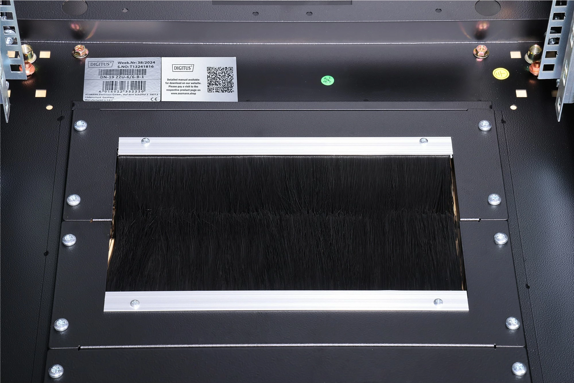 Kasë rrjeti Digitus Unique 22HE 1164x600x800mm e zezë