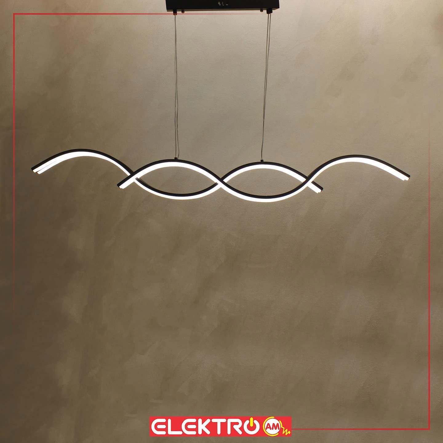 Abazhur LED linear 1246/3 BK