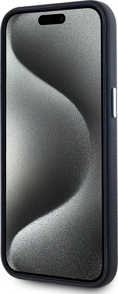 Mbështjellës Karl Lagerfeld Hotel RSG për iPhone 15 Pro Max, e zezë