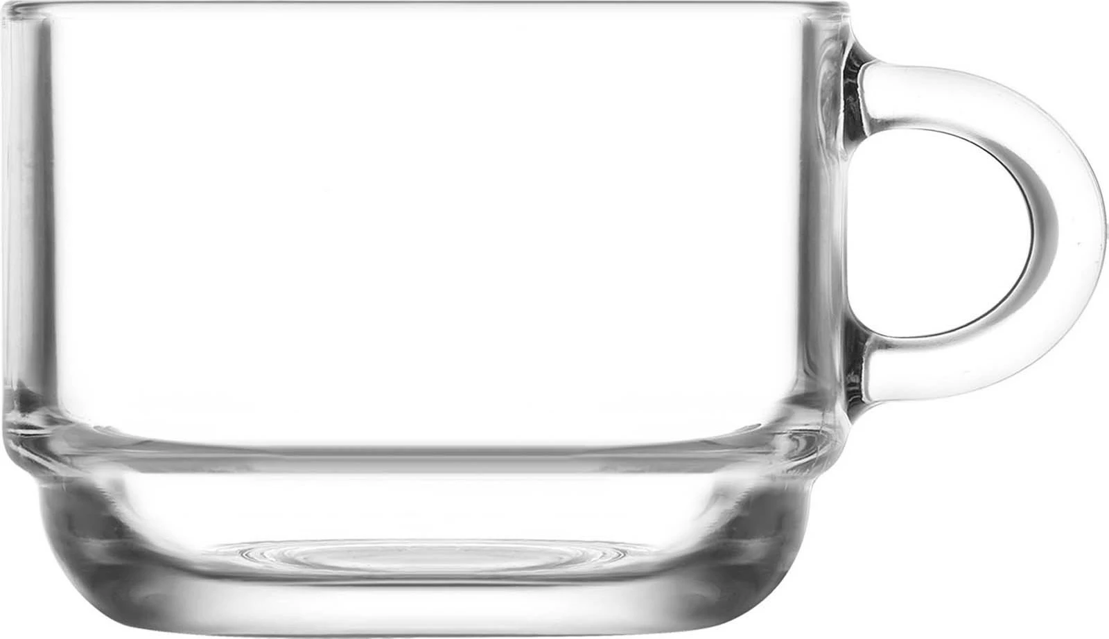 Filxhan qelqi LAV Cambridge 270 ml transparent, set 12 copë