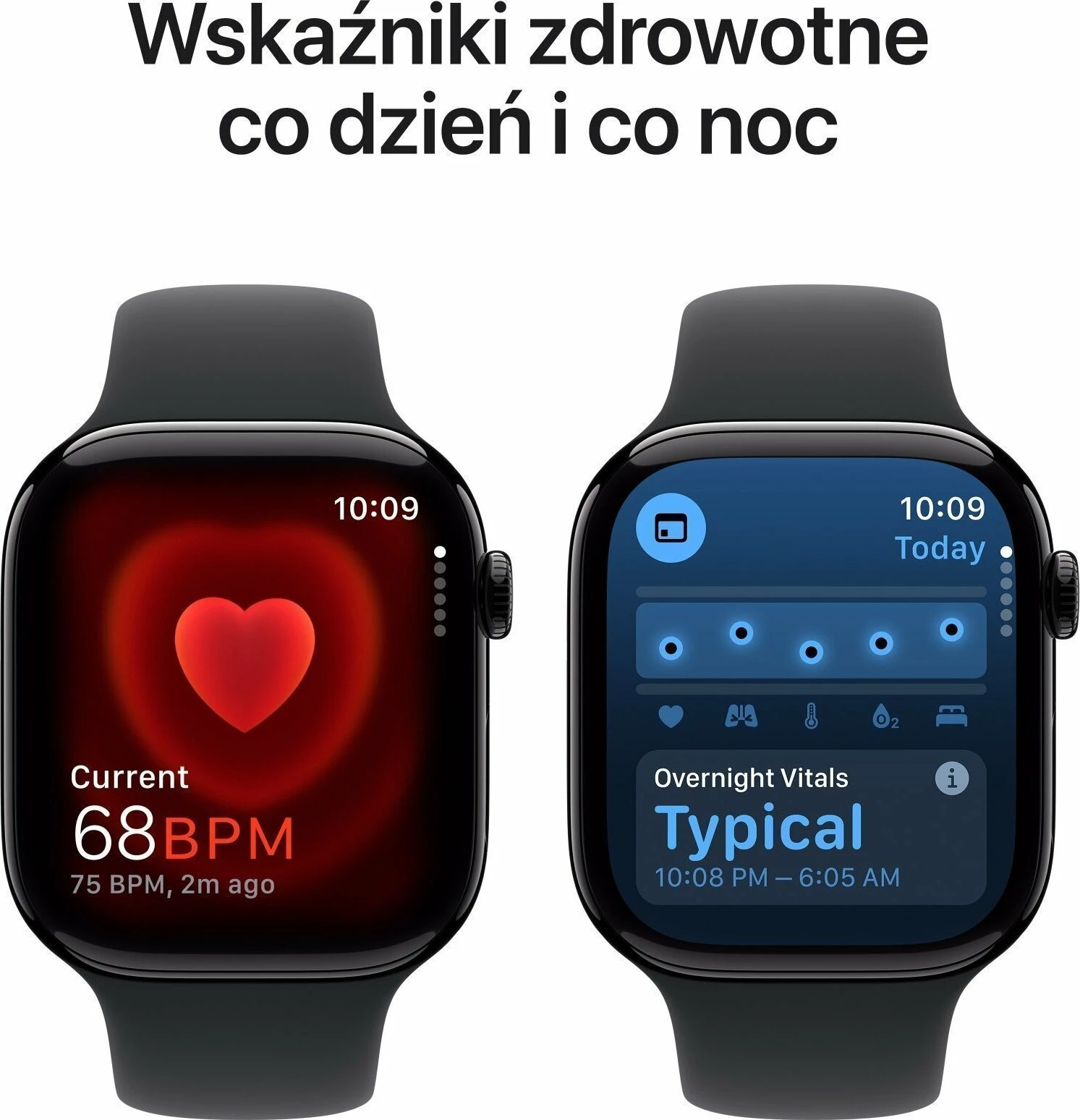 Smartwatch Apple Watch Series 10 GPS 46mm alumin M/L (MWWQ3) Jet Black