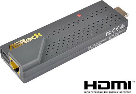 Router portativ ASRock H2R 2-në-1, Wi‑Fi 4 300Mbps, HDMI dongle, 2.4GHz, i zi