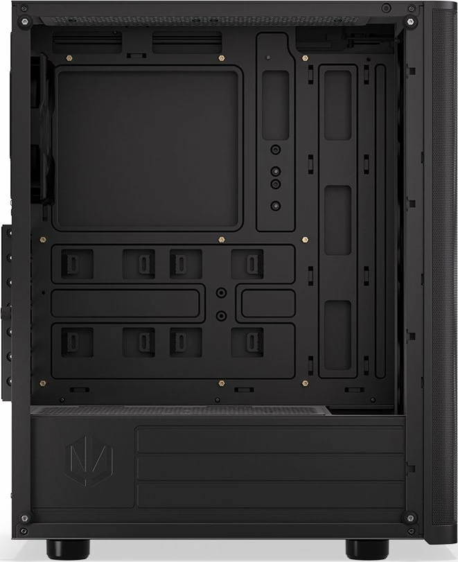 Kasë Endorfy Ventum 200 ARGB EY2A014 Midi Tower ATX me xham të kalitur, 4x120mm PWM ARGB fans, pa PSU, e zezë