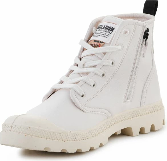 Këpucë Palladium për meshkuj dhe femra, të bardha [Madhësia: 37]