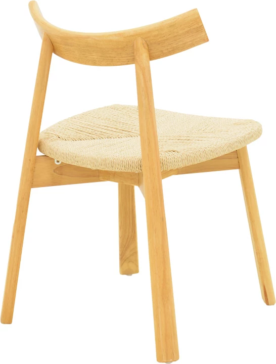 Karrige Clareta, dru kauçuku, litar, ngjyrë natyrale, 53x55x79cm