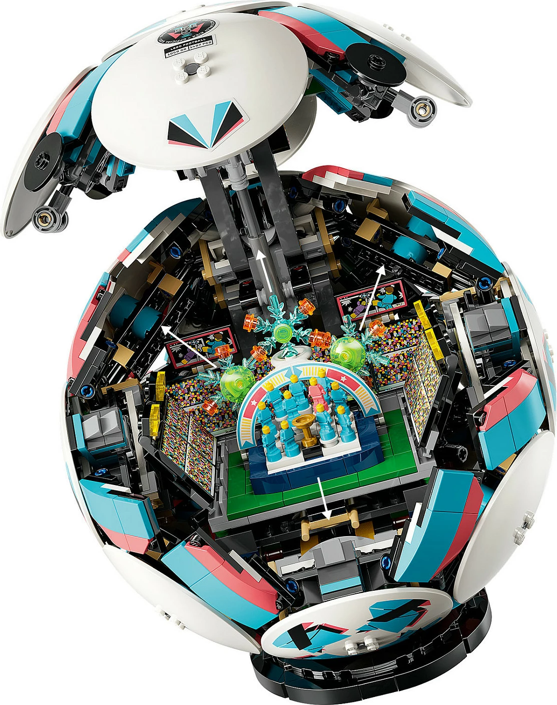 Set ndërtimi LEGO Football 43019, 1498 pjesë, multikolor