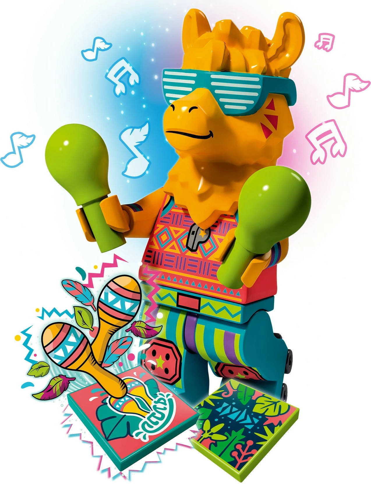 Set ndërtimi LEGO VIDIYO Party Llama BeatBox, 82 copë, shumëngjyrësh