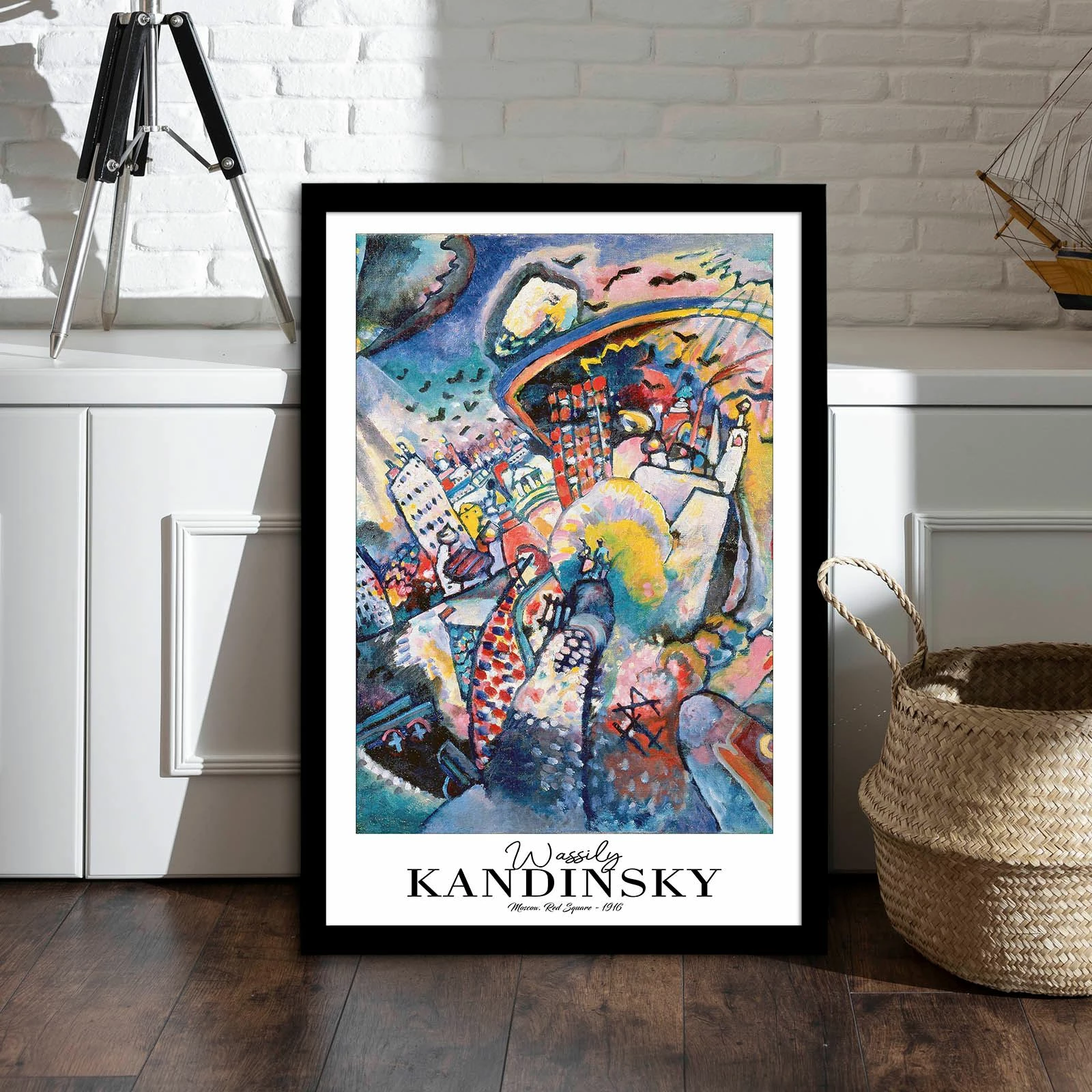 Pikturë dekorative me kornizë, Wallity, 4262SYHKANDINSKY-013