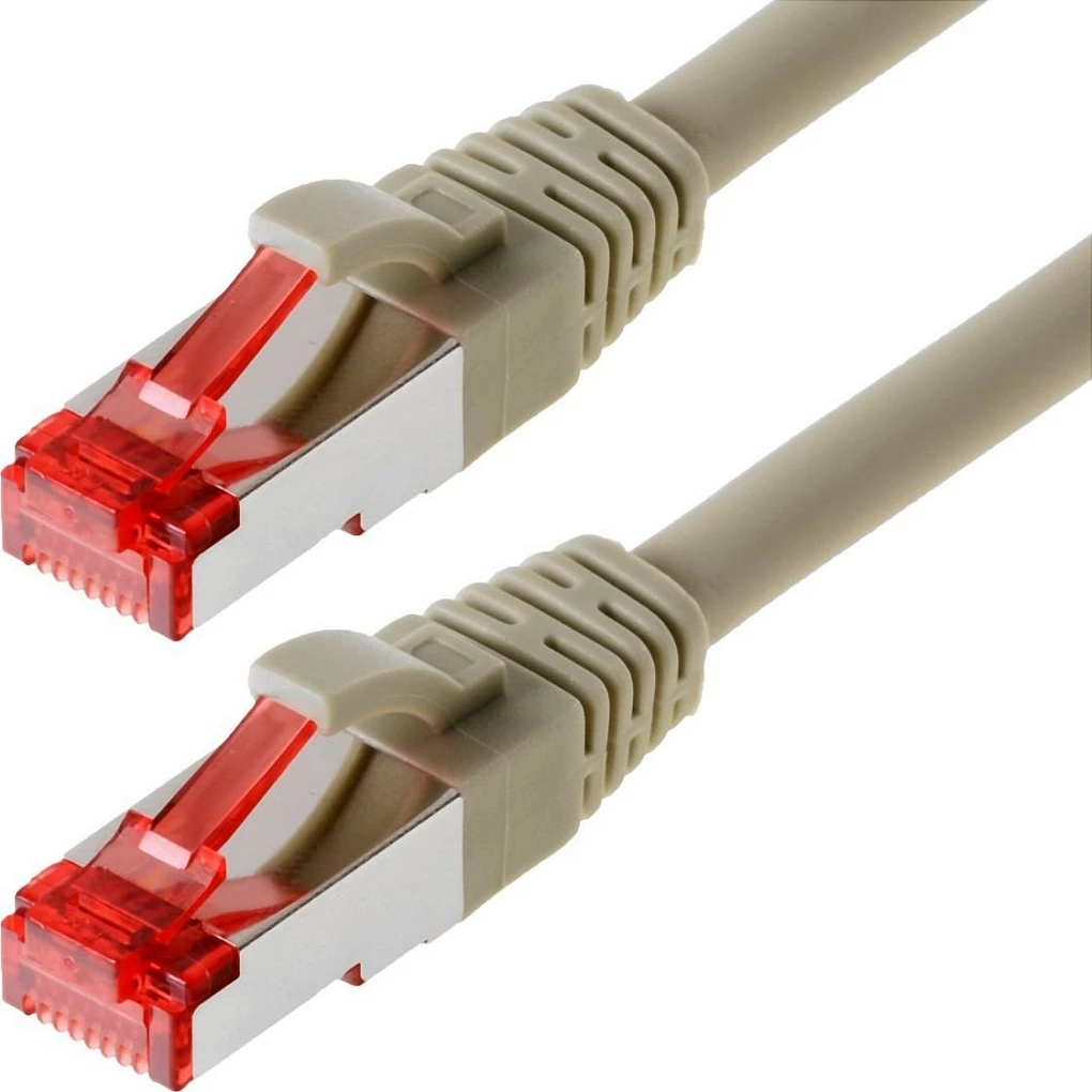 Kabllo rrjeti Helos Cat 6 GHMT AWG 27/7, 1 m, gri
