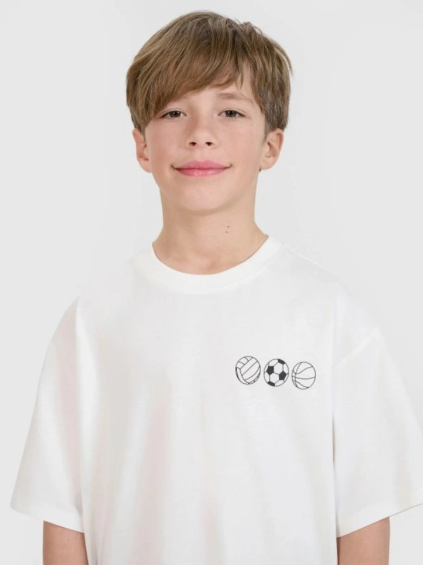 Maicë për djem 4f, oversize me print