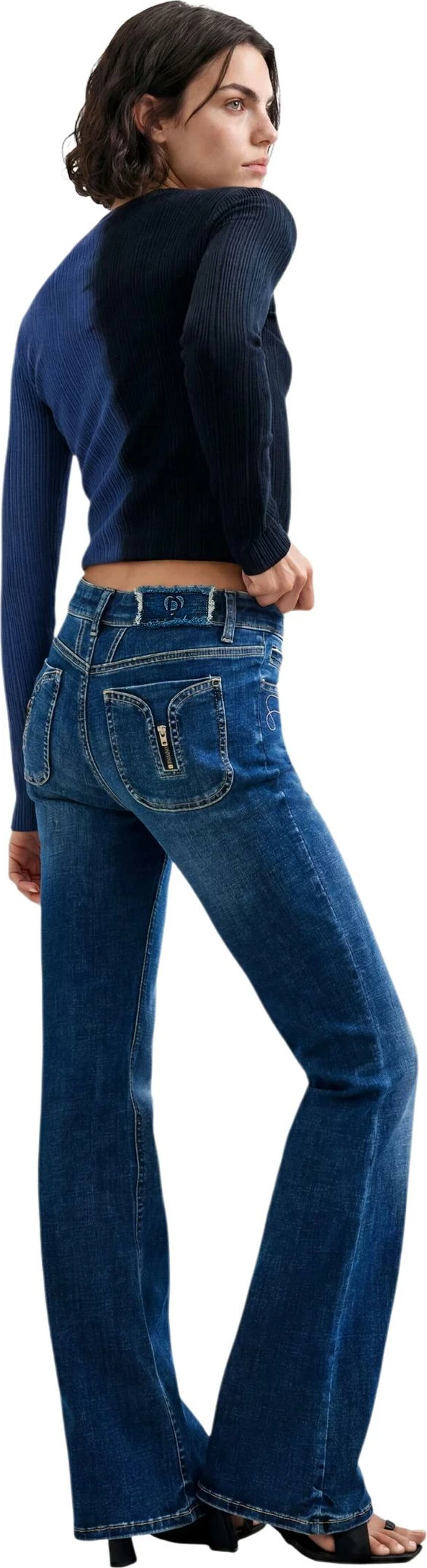 Xhinse për femra Desigual DENIM_LINDSAY 26WWDD18, denim blu [Madhësia: XL]