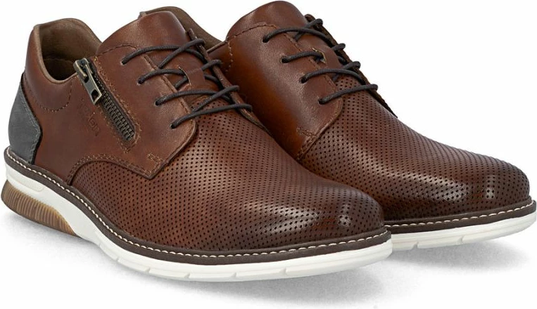 Këpucë për meshkuj Rieker, kafe