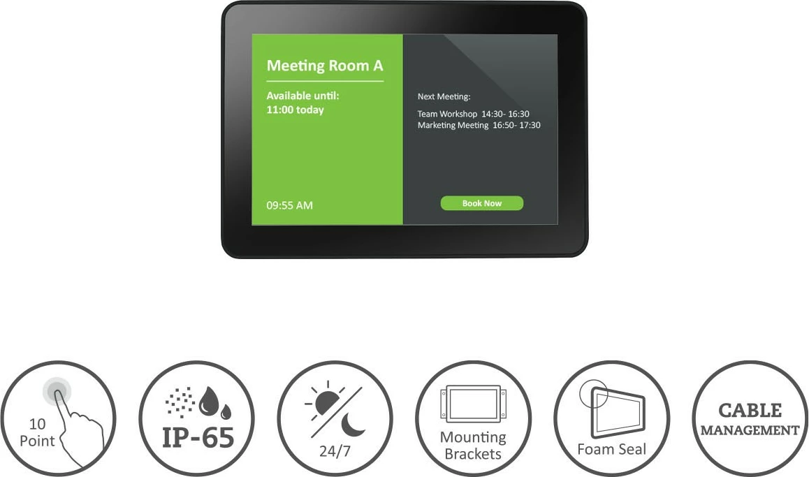 Monitor AG Neovo TX-10, 10.1", 1280 x 800, LED, Touchscreen