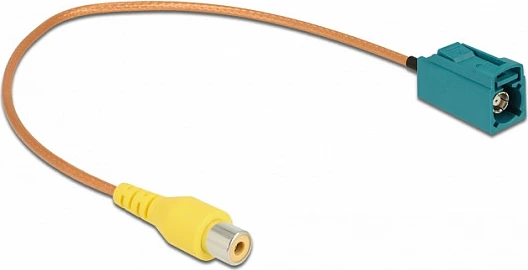 Kabllo adapter DeLOCK FAKRA Z në RCA, 0.32 m