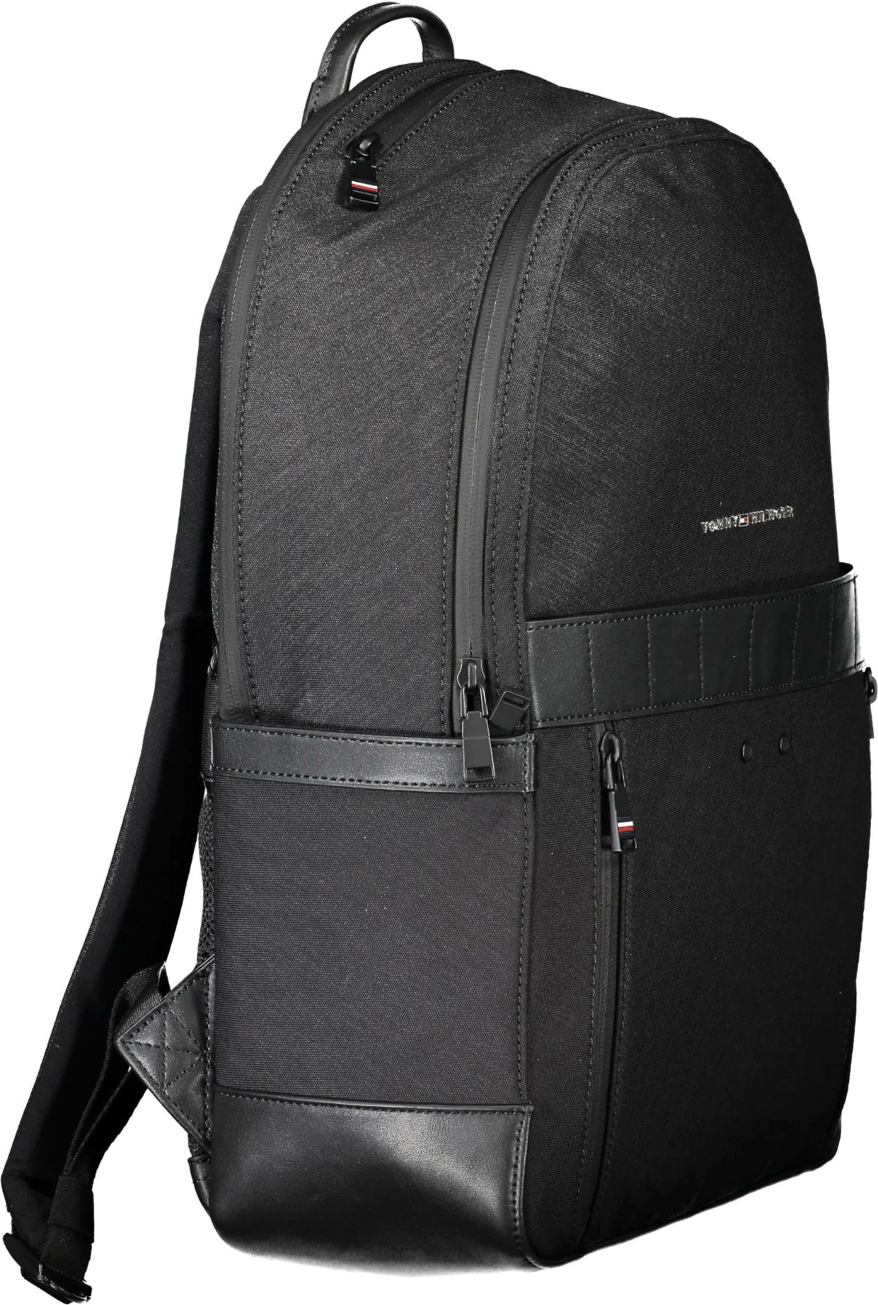 Çantë shpine për meshkuj TOMMY HILFIGER, e zezë