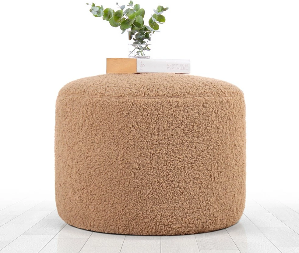 Puf Skylee, lëkurë artificiale, ngjyrë kafe, Atelier del Sofa