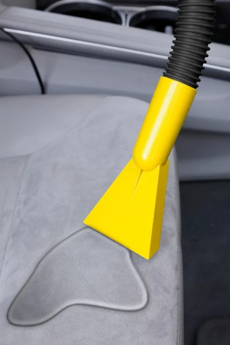 Fshesë me korrent 12V BRUNNER Vortix 0436020N 75W, thithje e thatë/e lagësht, e verdhë/zezë