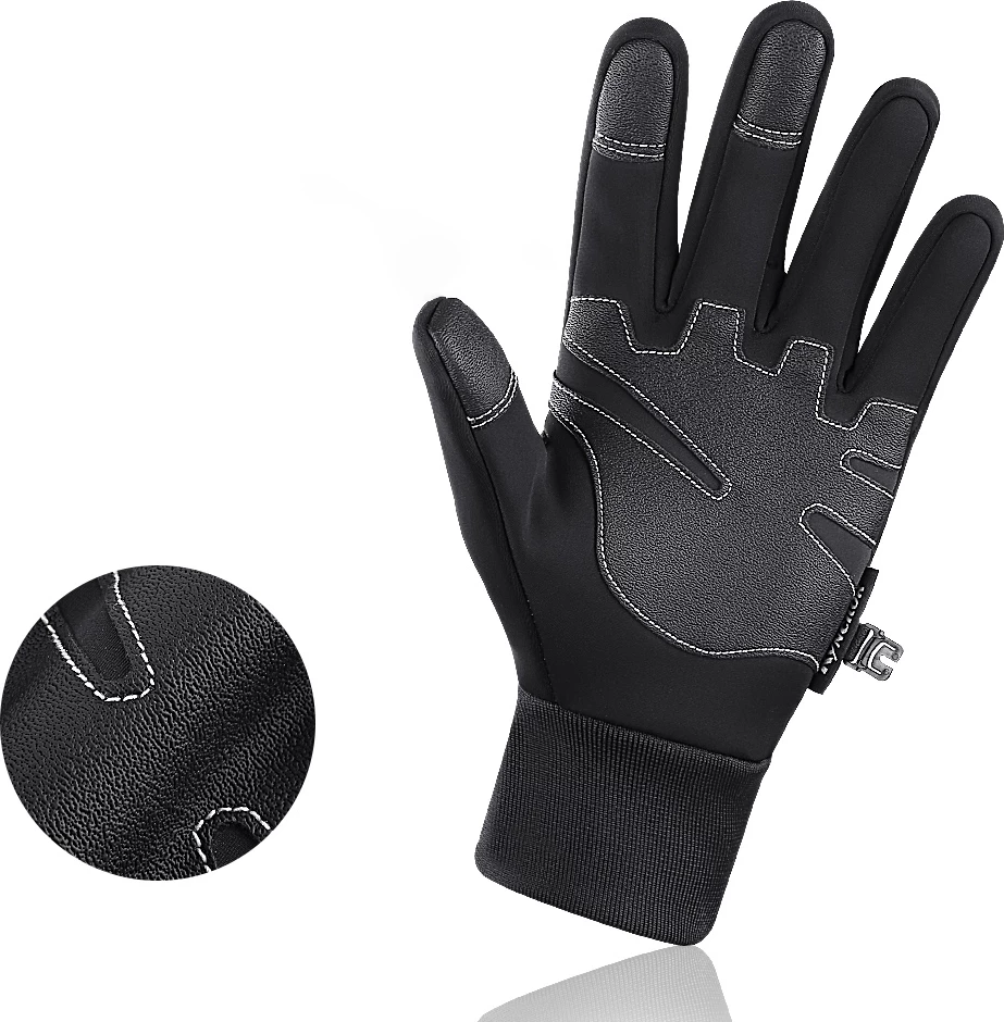 Doreza sportive Hurtel për telefon, të izoluara, antirrëshqitëse, XL, të zeza