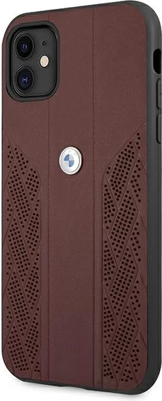 Mbështjellës BMW BMHCN61RSPPR për iPhone 11/XR, Hardcase, Lëkurë, Kuq