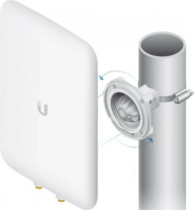 Antena Ubiquiti UMA-D, 15 dBi, 2.4 - 2.5, 5.1 - 5.9 GHz, e bardhë