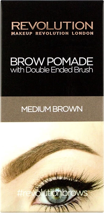 Revolution Brow Pomade - Medium Brown