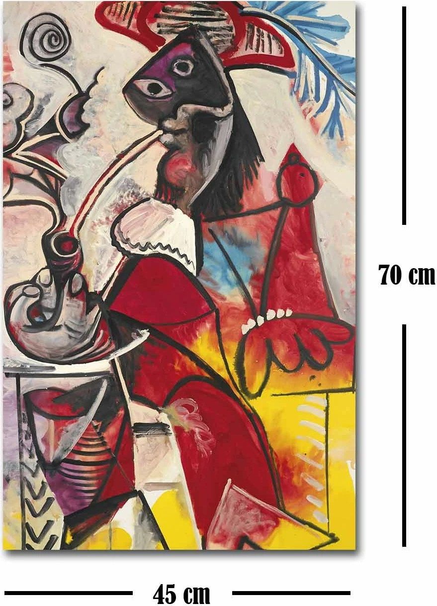 Pikturë dekorative në kanavacë, shumëngjyrëshe, FAMOUSART-085, 45x70cm