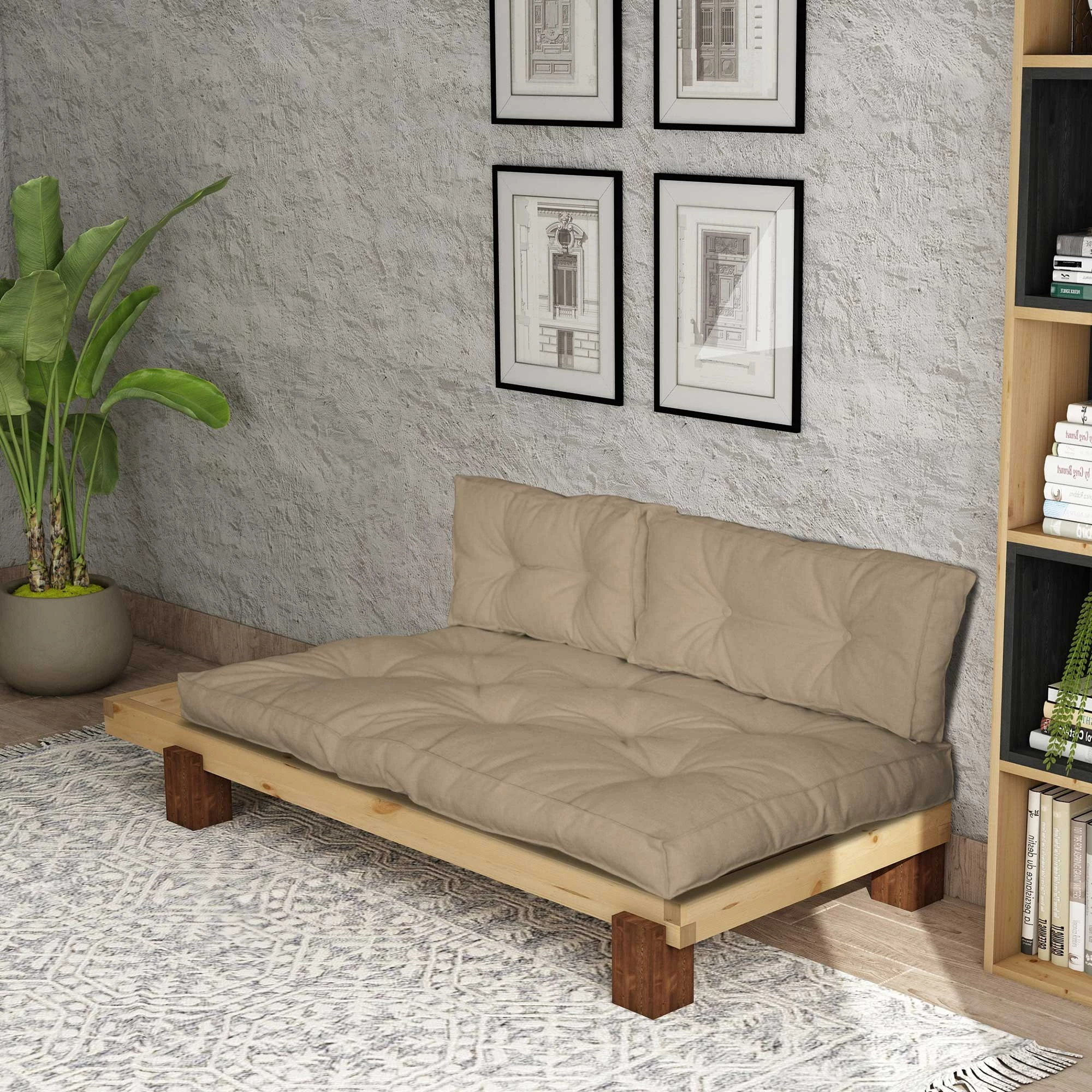 Lounge Atelier del Sofa, ngjyrë natyrale dhe deve, CPT8301-200