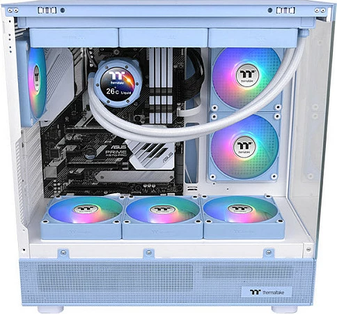Ventilator ftohës për kasë Thermaltake CT140 EX ARGB Sync 140mm, 3 copë, Blu
