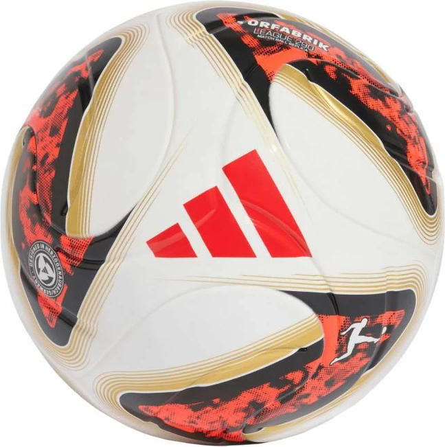 Top futbolli adidas Bundesliga 26/27 Torfabrik League J290, të bardhë-portokalli-ari