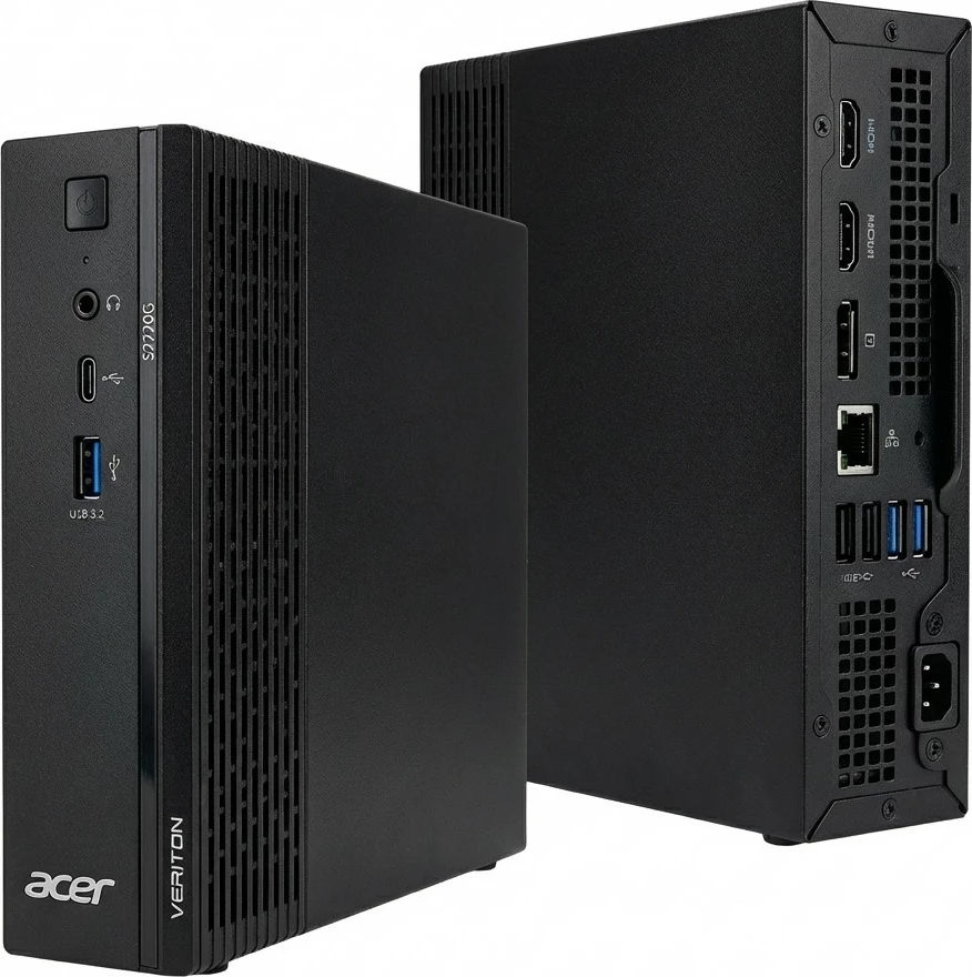 Kompjuter Acer Veriton S2720GW, Core i3-14100, 16GB RAM, 512GB SSD, Windows 11 Pro, i zi