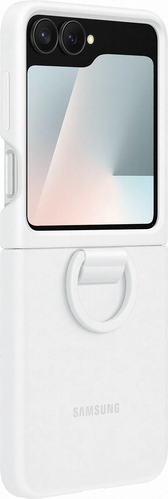 Mbështjellës silikon Samsung Flip7 FE i bardhë