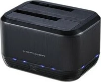 Docking station LC-Power LC-DOCK-U3-III, HDD, SSD, 4000 TB, USB 3.2 Gen 1, e zezë