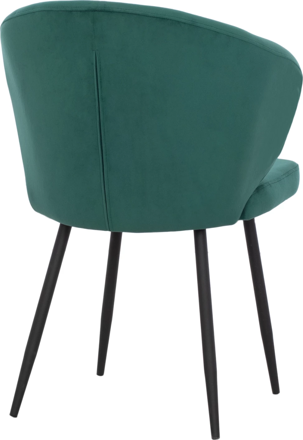 Karrige JIYA me kadife ngjyrë selvi & skelet metalik të zi FH8728.03 60x60x85, set prej 2 copë