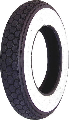 Gomë motoçiklete Continental K62 3.50-10 59J TL F/R RF, me brez të bardhë