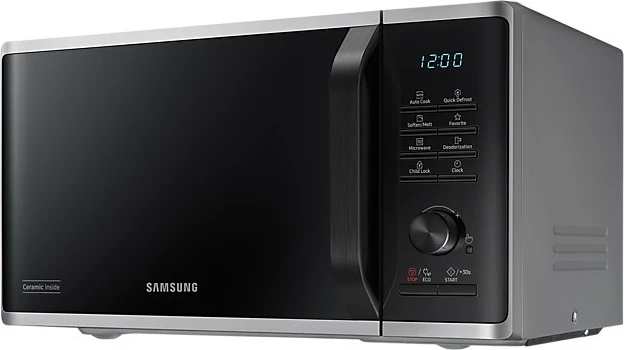 Mikrovalë Samsung MS23B3515AS, Solo, 23 L, 1150 W, LED, E zezë/Gri