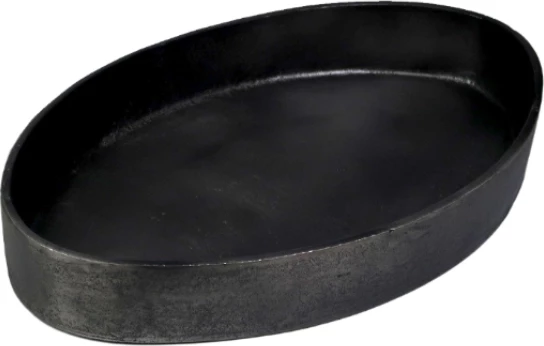 Tabaka dekorative OKO, alumin, ngjyrë grafit, 48x30x6cm