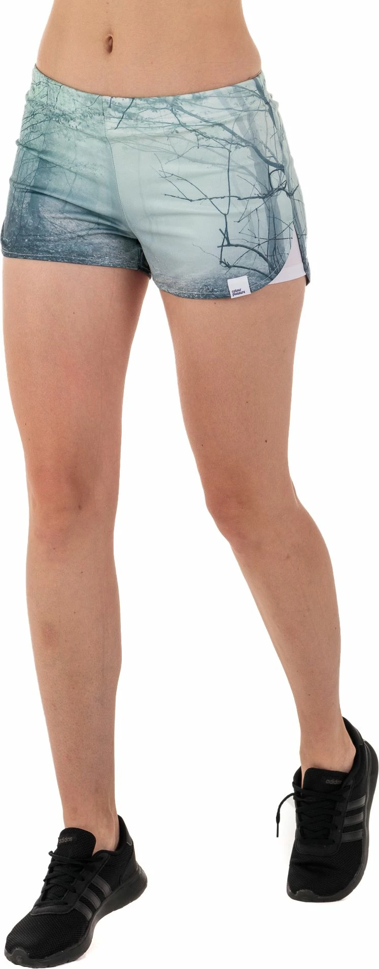 Shorce sportive për femra Colour Pleasure CP-020 135, XS-S, e gjelbër