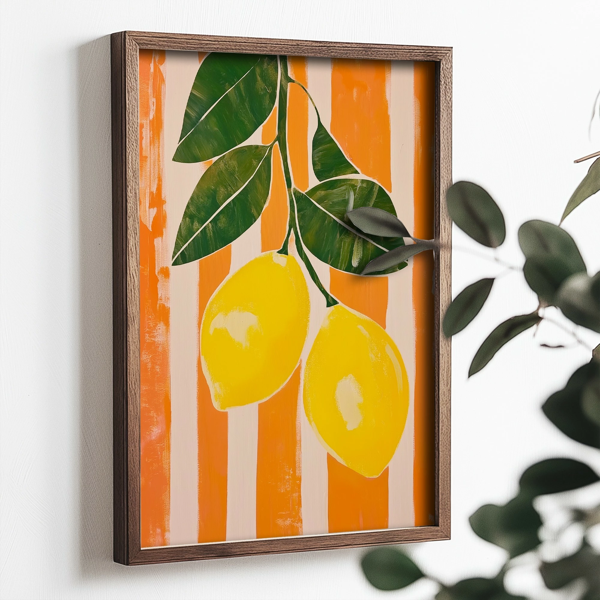 Pikturë dekorative me kornizë MDF, Wallity, TUN033-XL, shumëngjyrëshe, 50x70x3.5cm