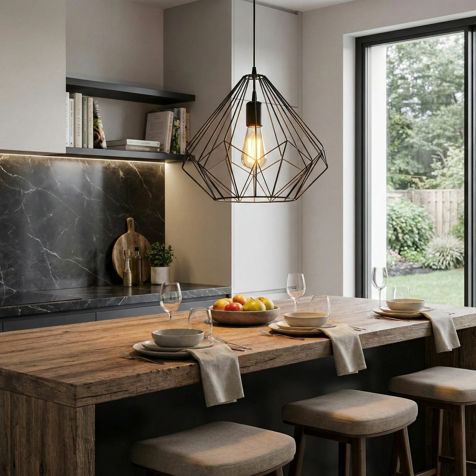 Llambë tavani Opviq, Diamond - 703-S, e zezë
