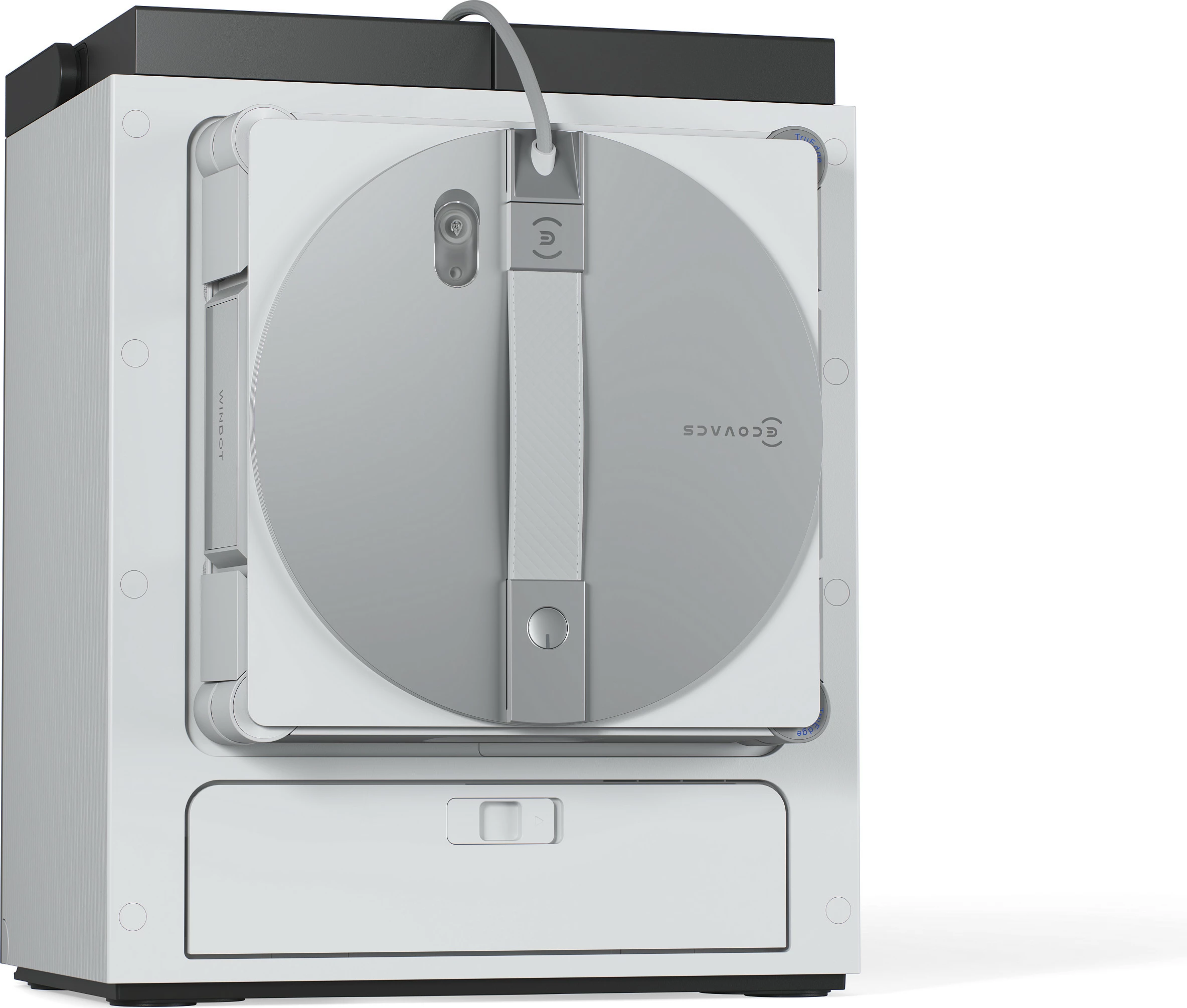 Robot pastrues dritaresh ECOVACS WINBOT W3 OMNI, 8000 Pa, 95 W, argjend/bardhë