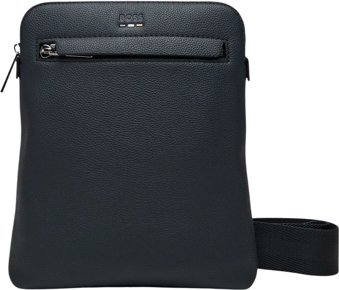 Çantë crossbody për meshkuj Boss Ray_S zip env N. 10263216 01 50536477, blu e errët