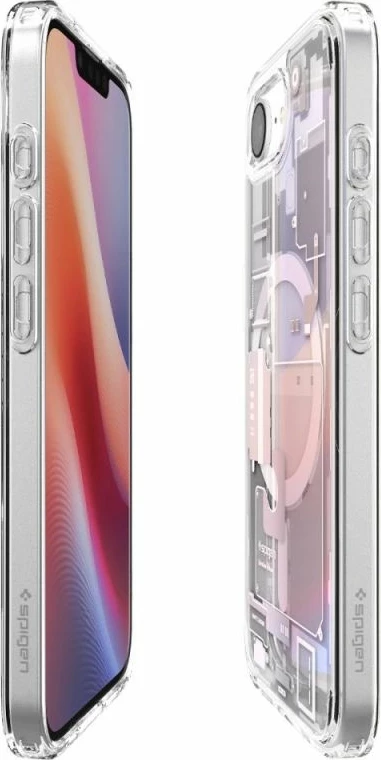 Mbrojtëse telefoni Spigen Ultra Hybrid MagSafe për iPhone 16E/17E, e bardhë