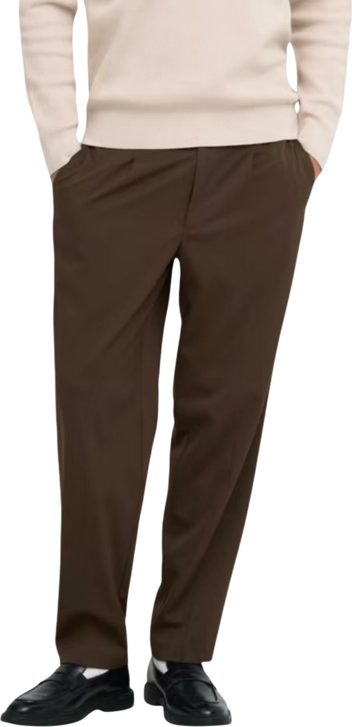 Pantallona për meshkuj Only & Sons Onsmiro Tailored Tap 0346, kafe