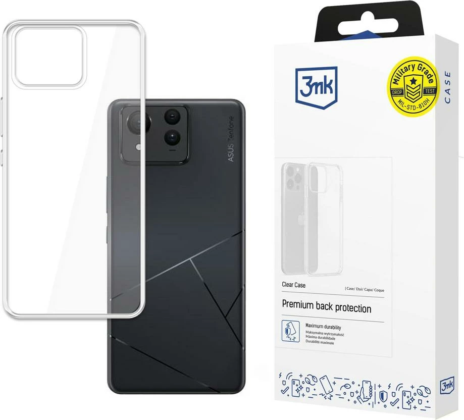 Mbështjellës 3mk Clear Case për Asus Zenfone 11 Ultra, Transparent